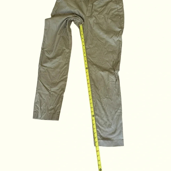 J Crew Bowery Slim Fit Dress Pants Trousers stretch Chino Tan W32x32 - Picture 3 of 8